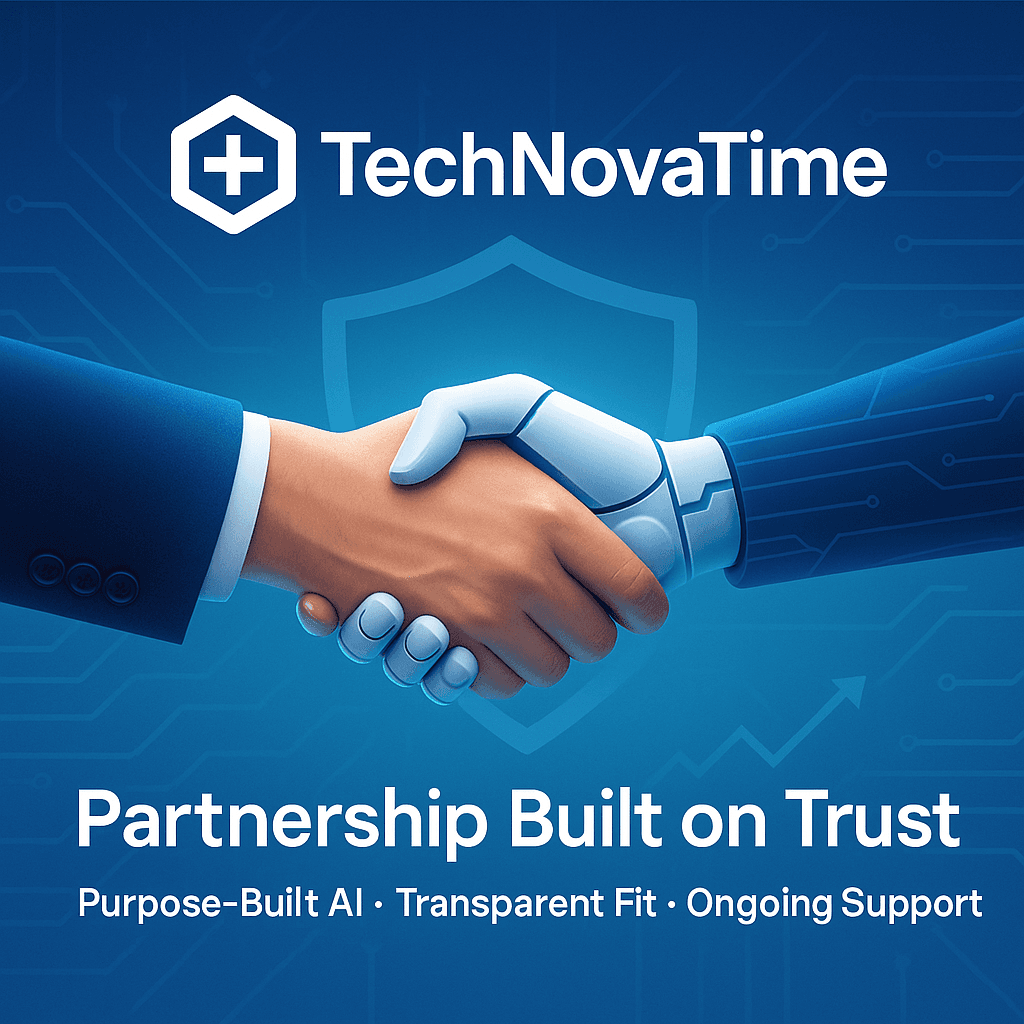 TechNovaTime AI solutions fostering partnership and trust